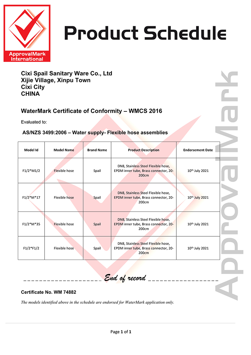 Washing Machine Inlet Pipe